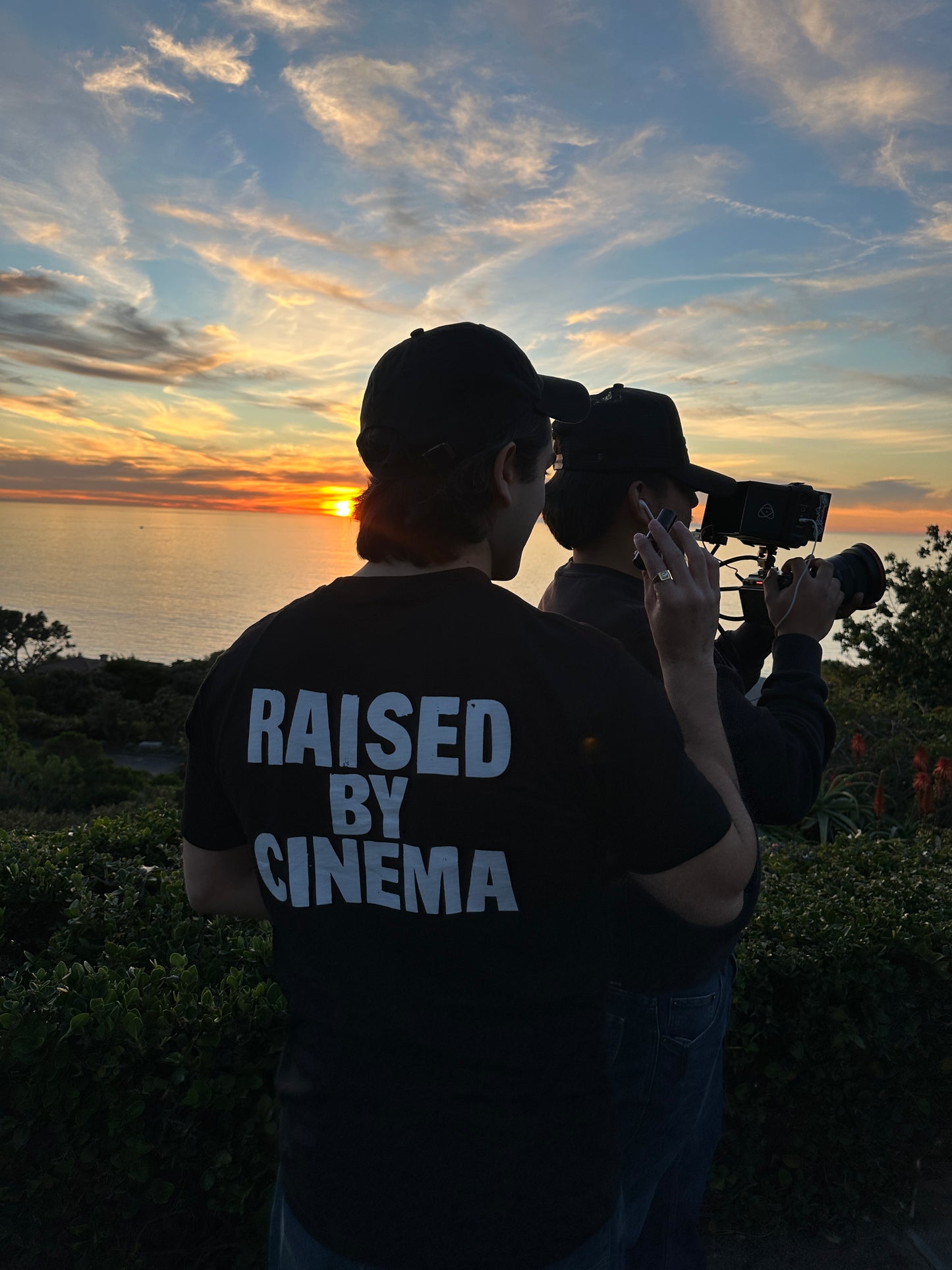 Raised by Cinema Black T-Shirt